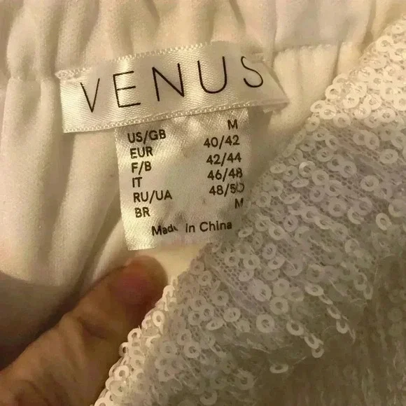 White Sequin Top - Picture 7 of 12